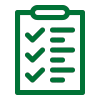 Clipboard showing support security and compliance standards